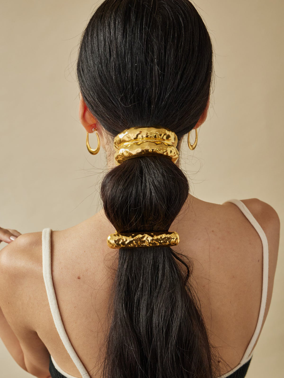 Zwarte U-vormige rubberen band voor een perfecte fixatie