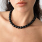 Stijlvolle Zwarte Onyx Kralen Ketting om je stijl uit te stralen