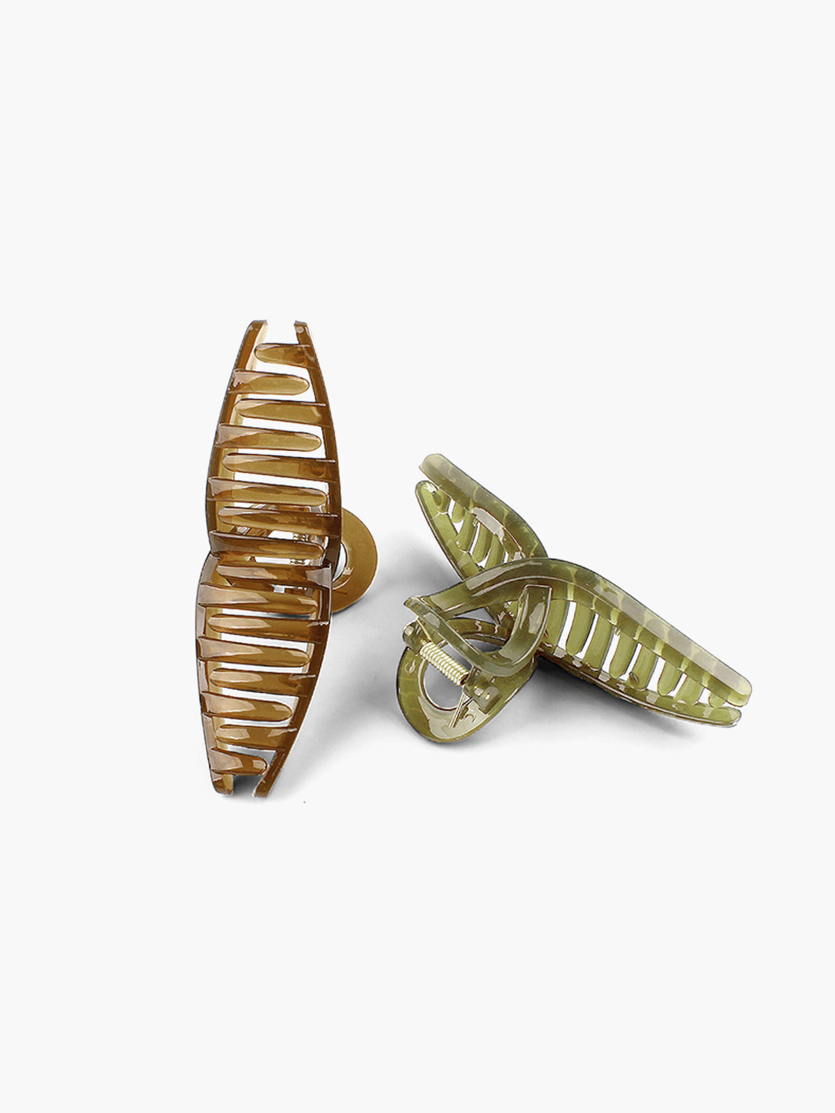 Elegante en verfijnde haarspeld van marmer en edelstenen