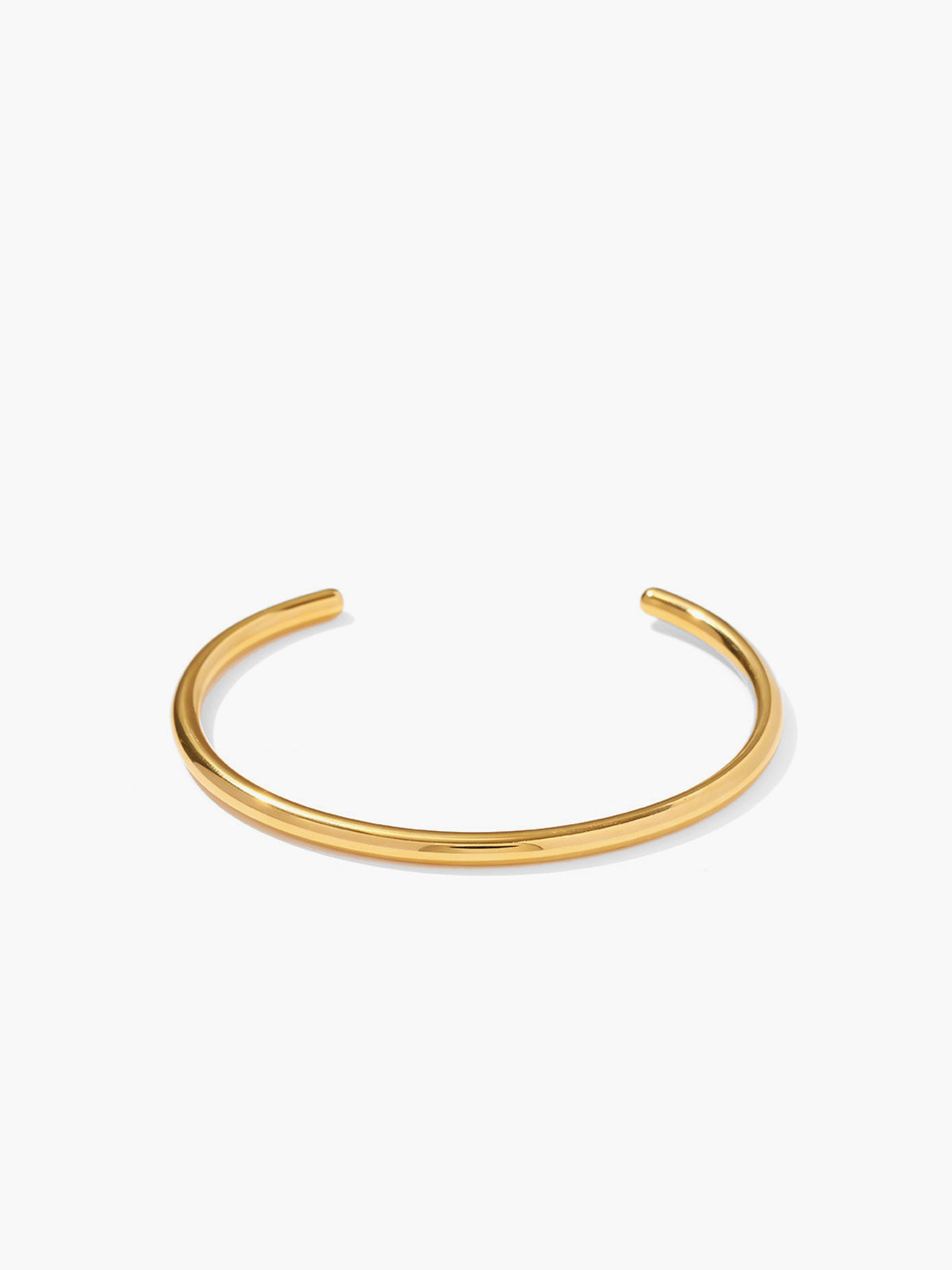 Elegante en verfijnde open goud armband