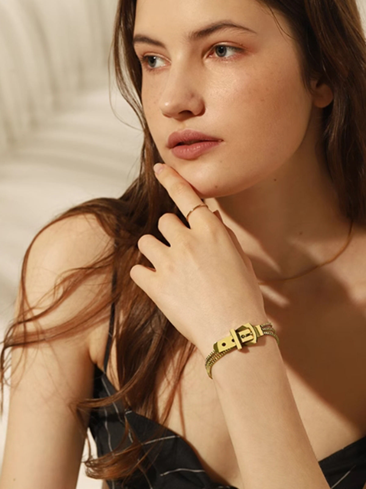 Stijlvolle Unisex Drie-laags Kettingarmband