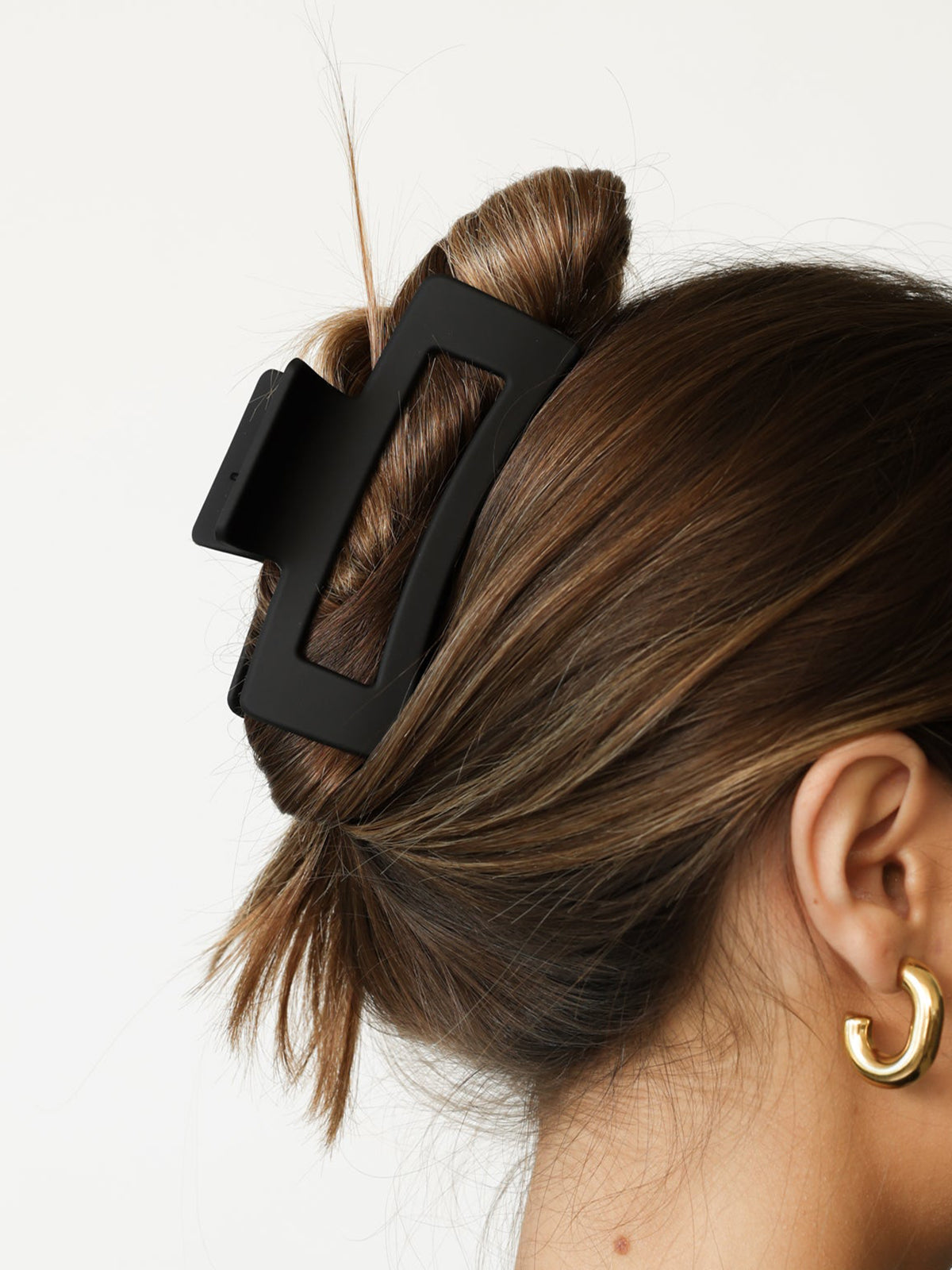 Grote Vierkante Haarclaw voor een Stevige en Stijlvolle Fixatie