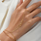 Gouden Vinger Ring Armband