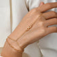 Gouden Vinger Ring Armband