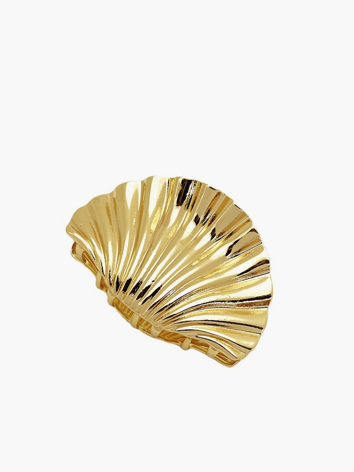 Elegante Gouden Schelphaarclaw - Stijlvol en Duurzaam Haaraccessoire