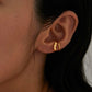 Dubbel Laag Onregelmatige Oor Ring - Set van 1 stuk