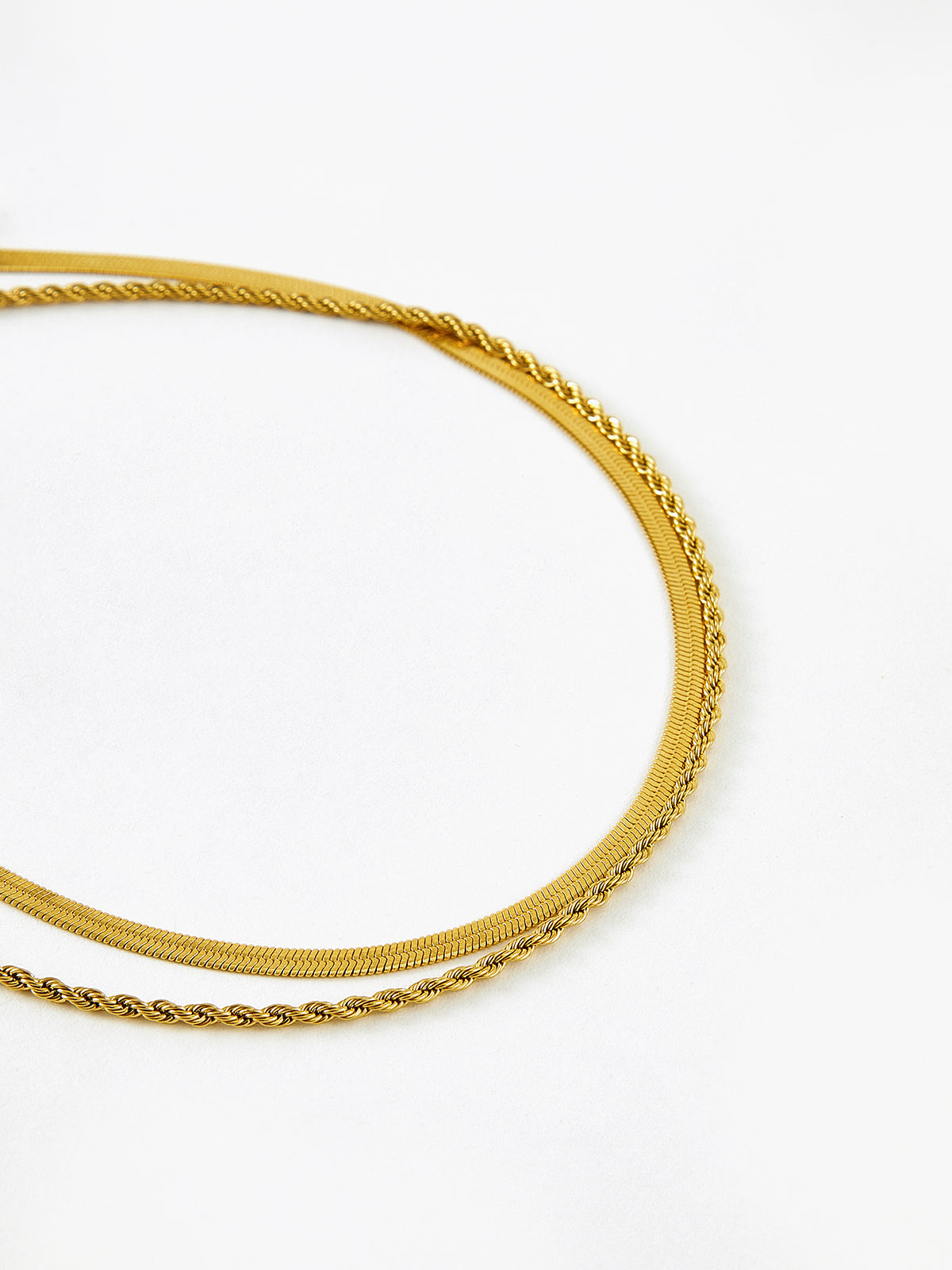 Dubbel-laags Slang- en Draaikettinkje