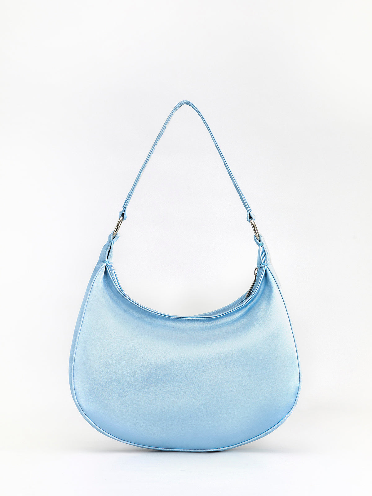 3D Bloem Ritssluiting Halve Maan Tas