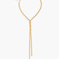 Gouden Slangenketting Draaiknoop Tassel Ketting