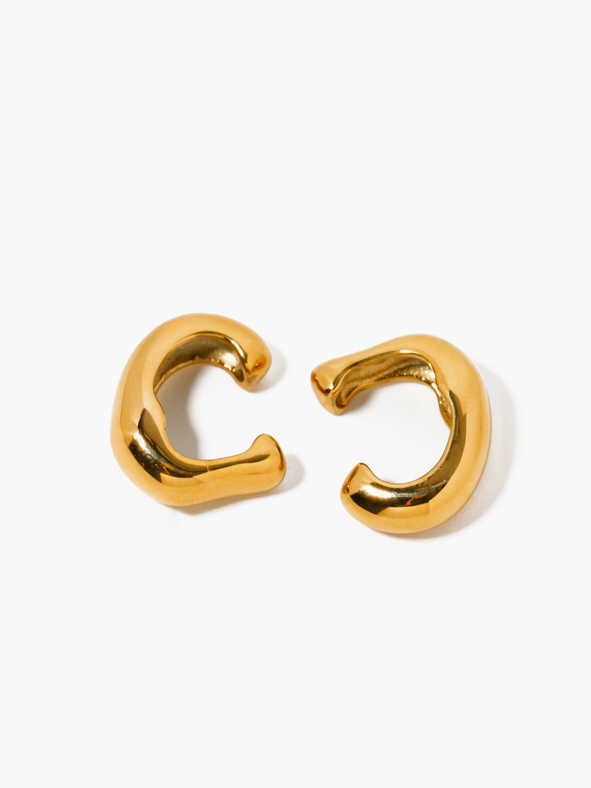 Stijlvolle Chunky Hoepel Oorbellen Cuff