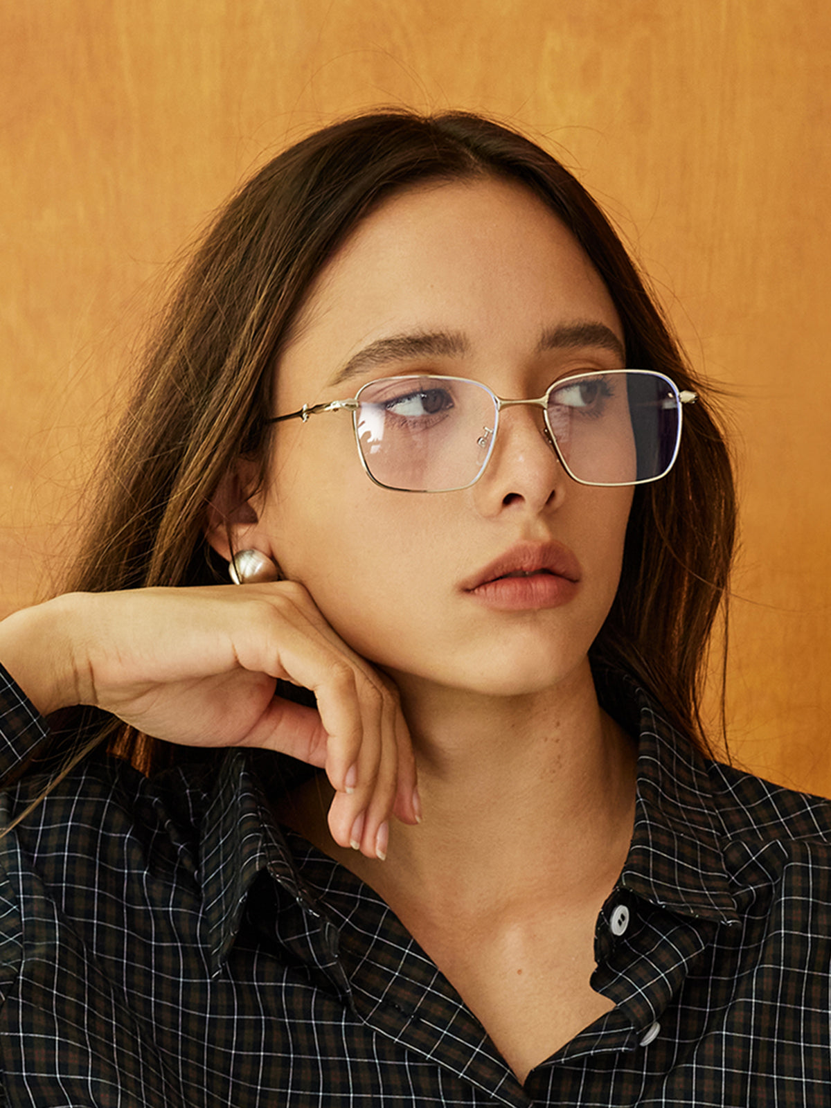 Elegant vierkante brillenkoker