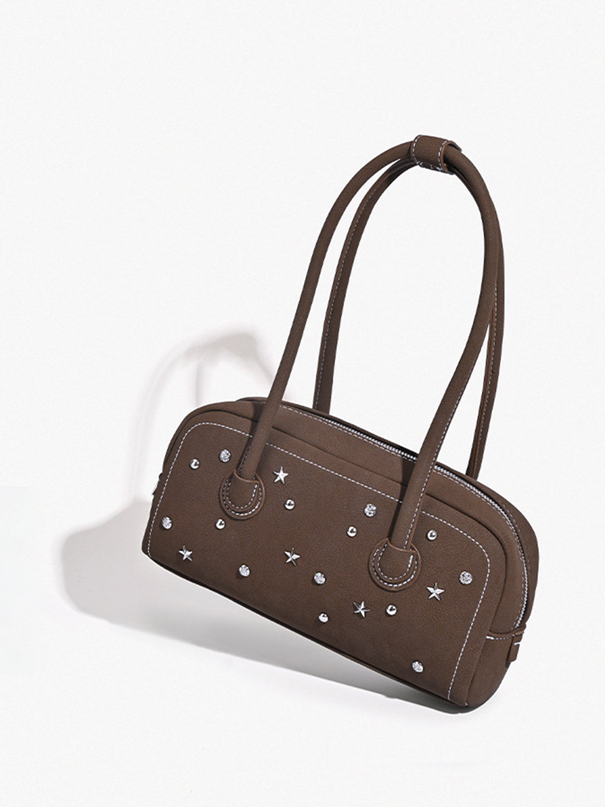 Elegante handtas met strassversiering