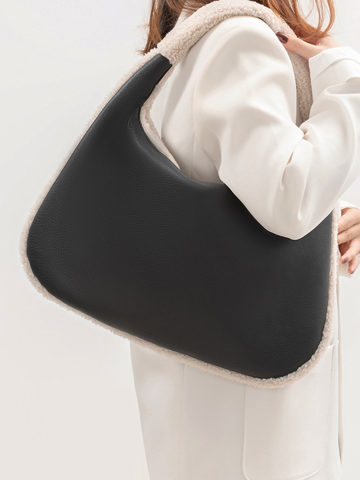 Twee Kleur Fleece Ritstas voor Onderarm