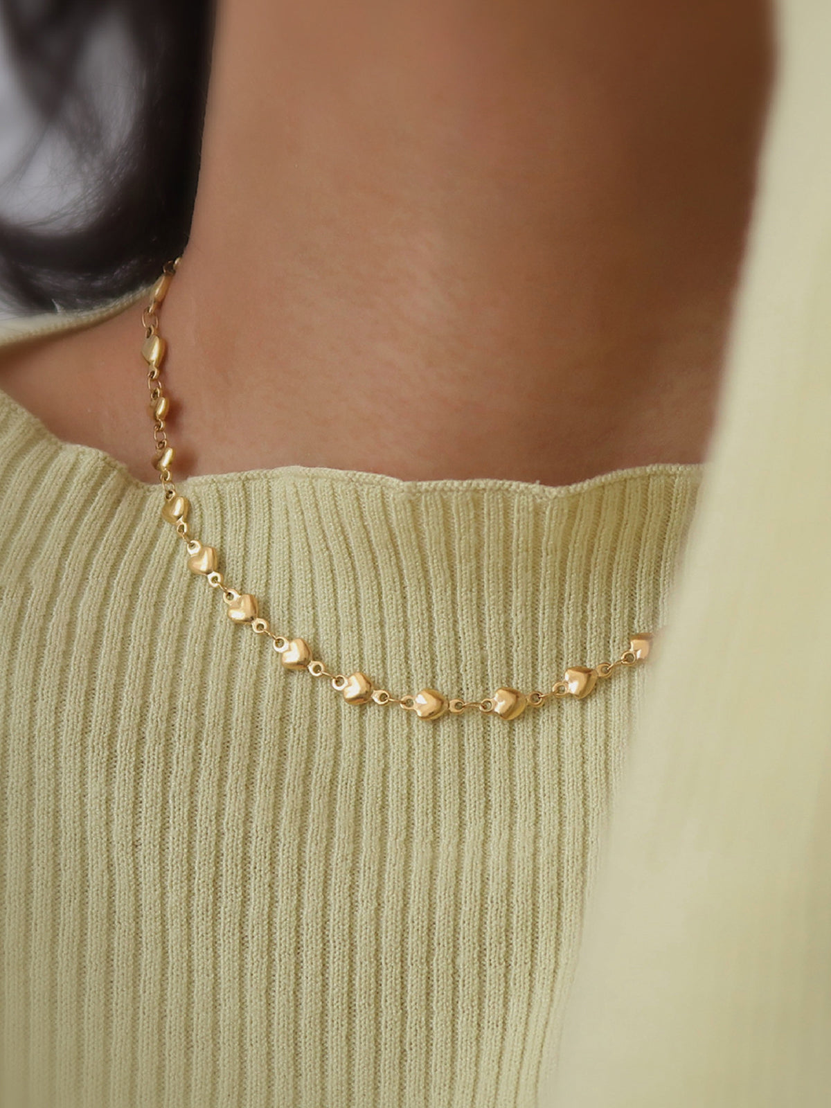 Hart-tassel ketting die je charme benadrukt