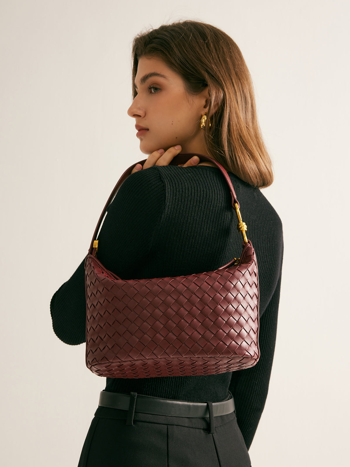 Chic Geweven Ritstas voor Onderarm