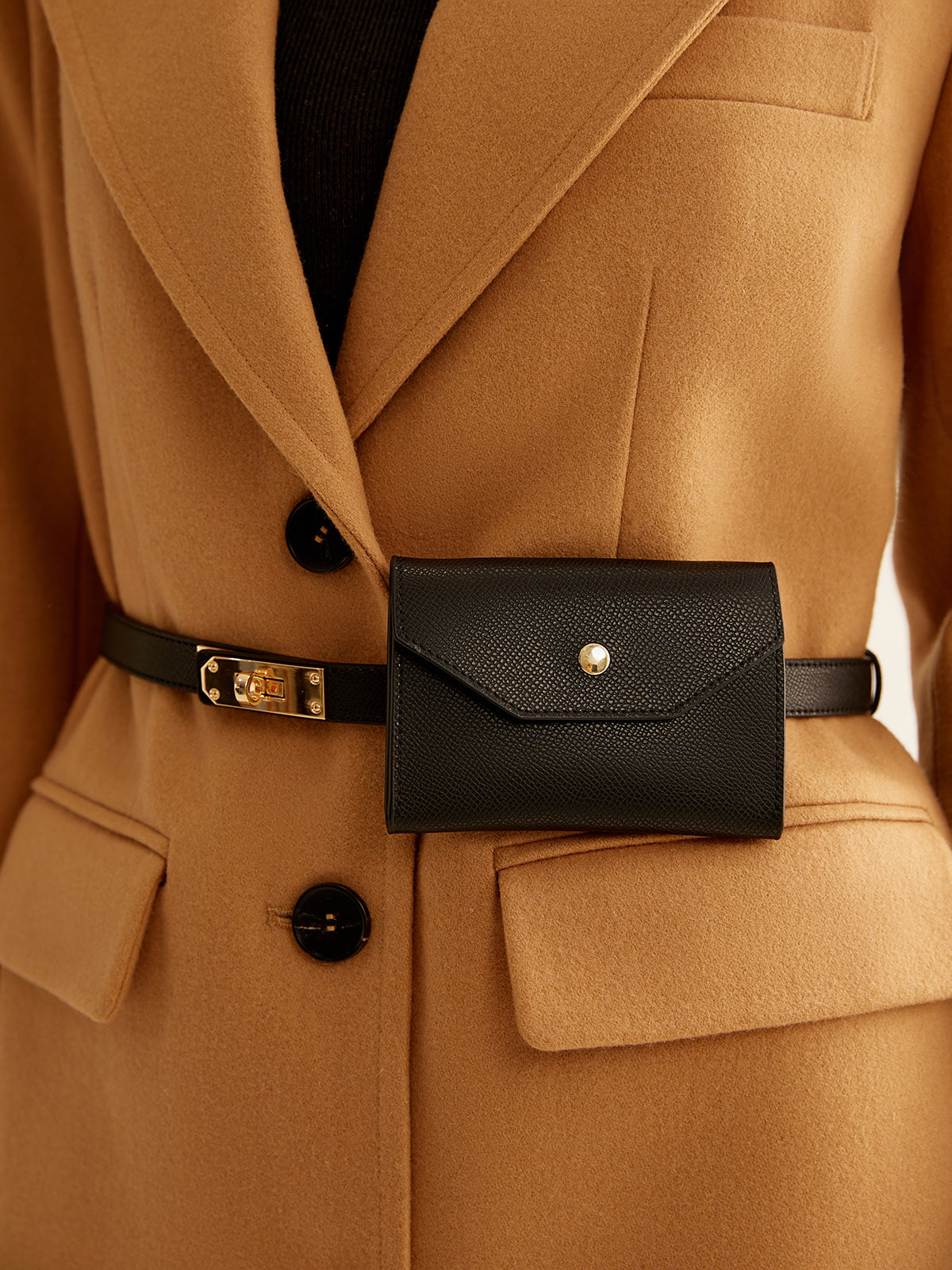 Lederen Slanke Heuptas Set