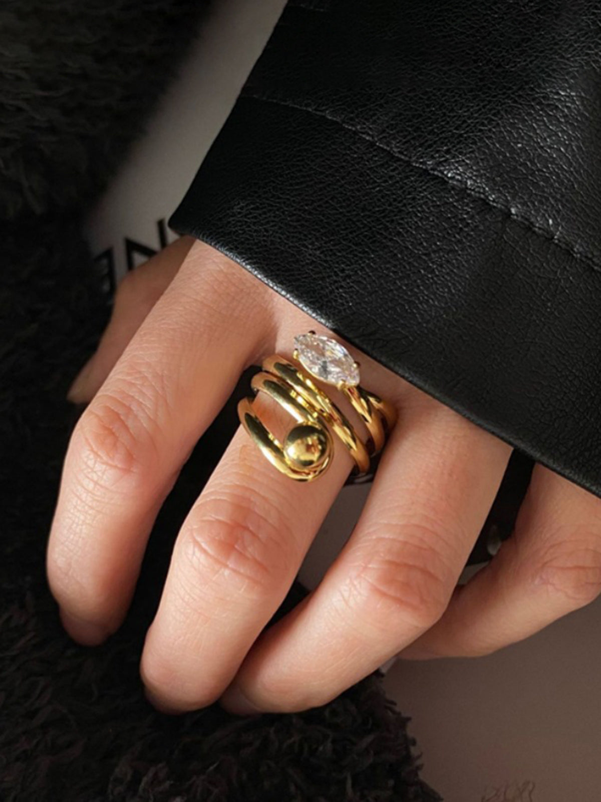 Elegante Twist Ring - Smaakvolle en Chic Sieraden voor Elke Gelegenheid