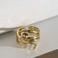 Elegante Twist Ring - Smaakvolle en Chic Sieraden voor Elke Gelegenheid
