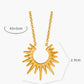 Gouden Zon Lichtgevende Kettinghanger