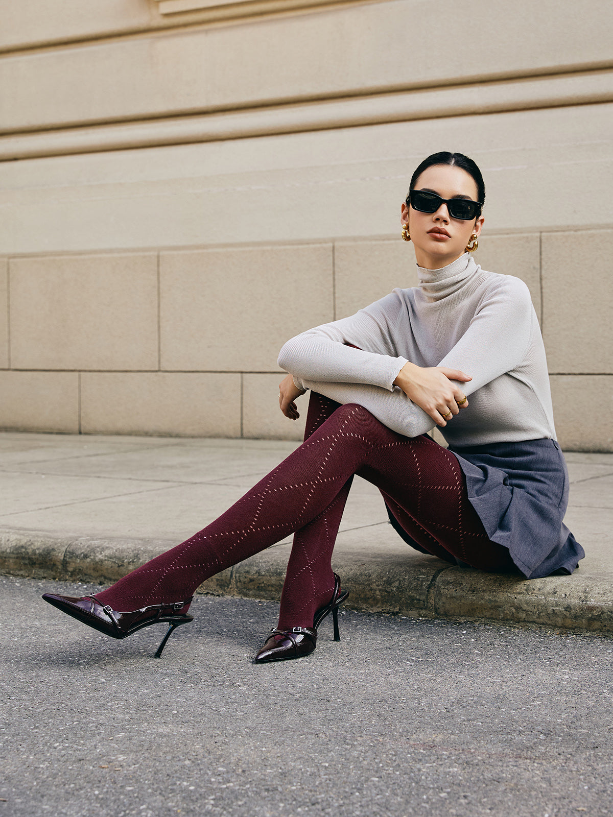 Onzichtbare diamanten patroonpanty's voor een elegante en subtiele uitstraling