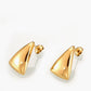 Glamoureuze driehoek ontwerp oorbellen met steekverschluss