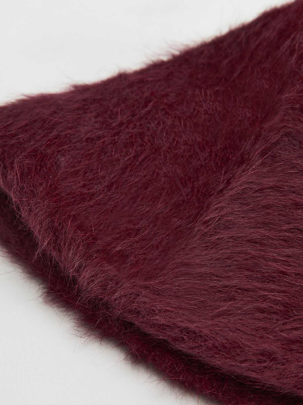 Bucket hoed van natuurlijk conijnenvacht, elegante en comfortabele stijl