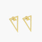 Afneembare Driehoek Oorbellen