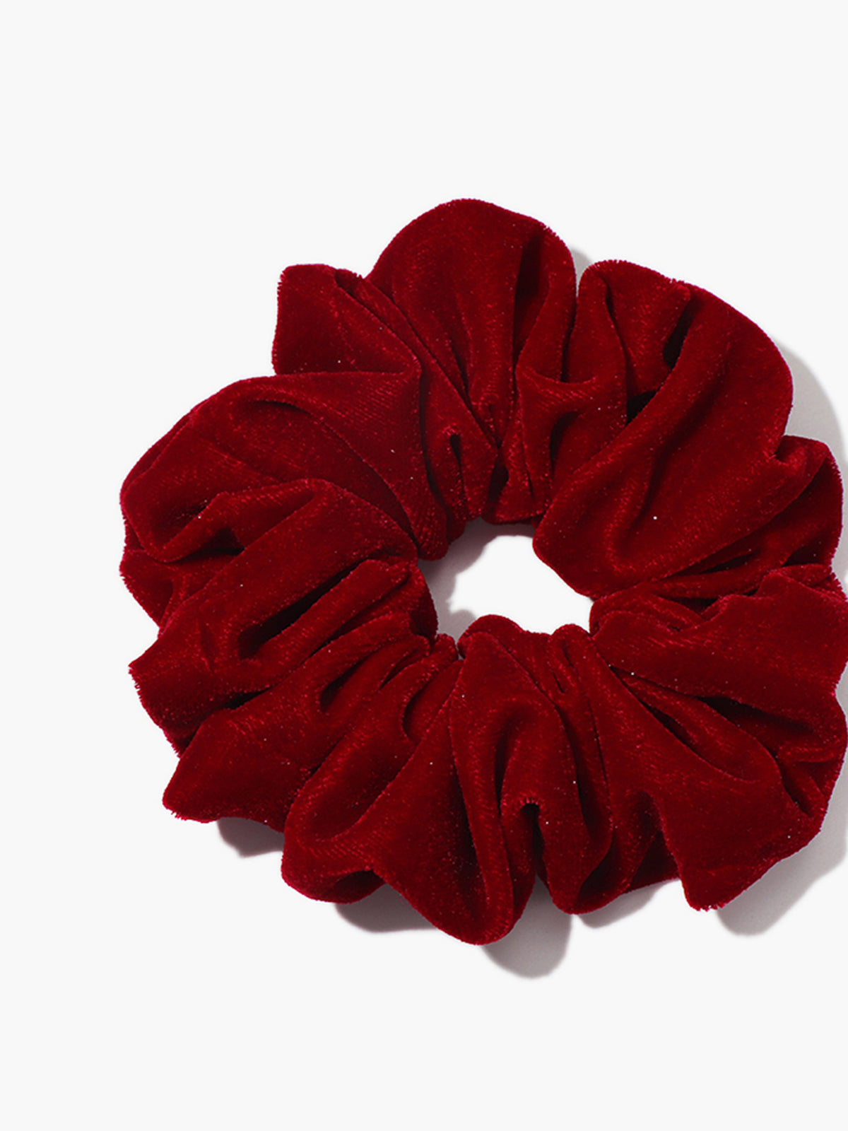 Chouchou van fluweel met varkentjesdetails voor een elegante uitstraling