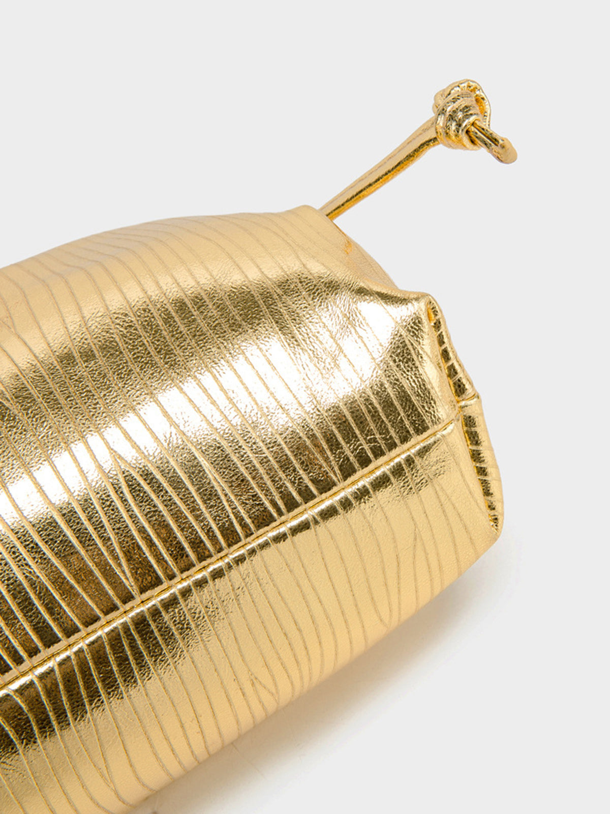 Trekkoord gouden wolkentas