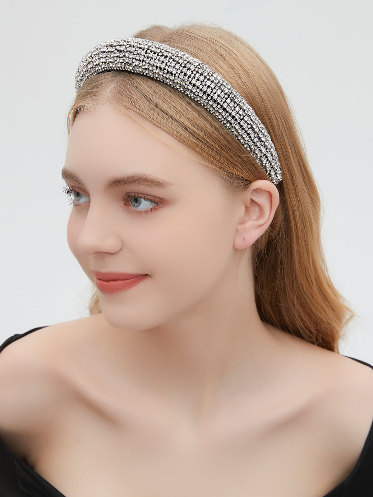 Chique en Sprankelende Parelstenen Hoofdband voor Glamoureuze Looks