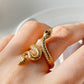 Stijlvolle Open Slang Ring