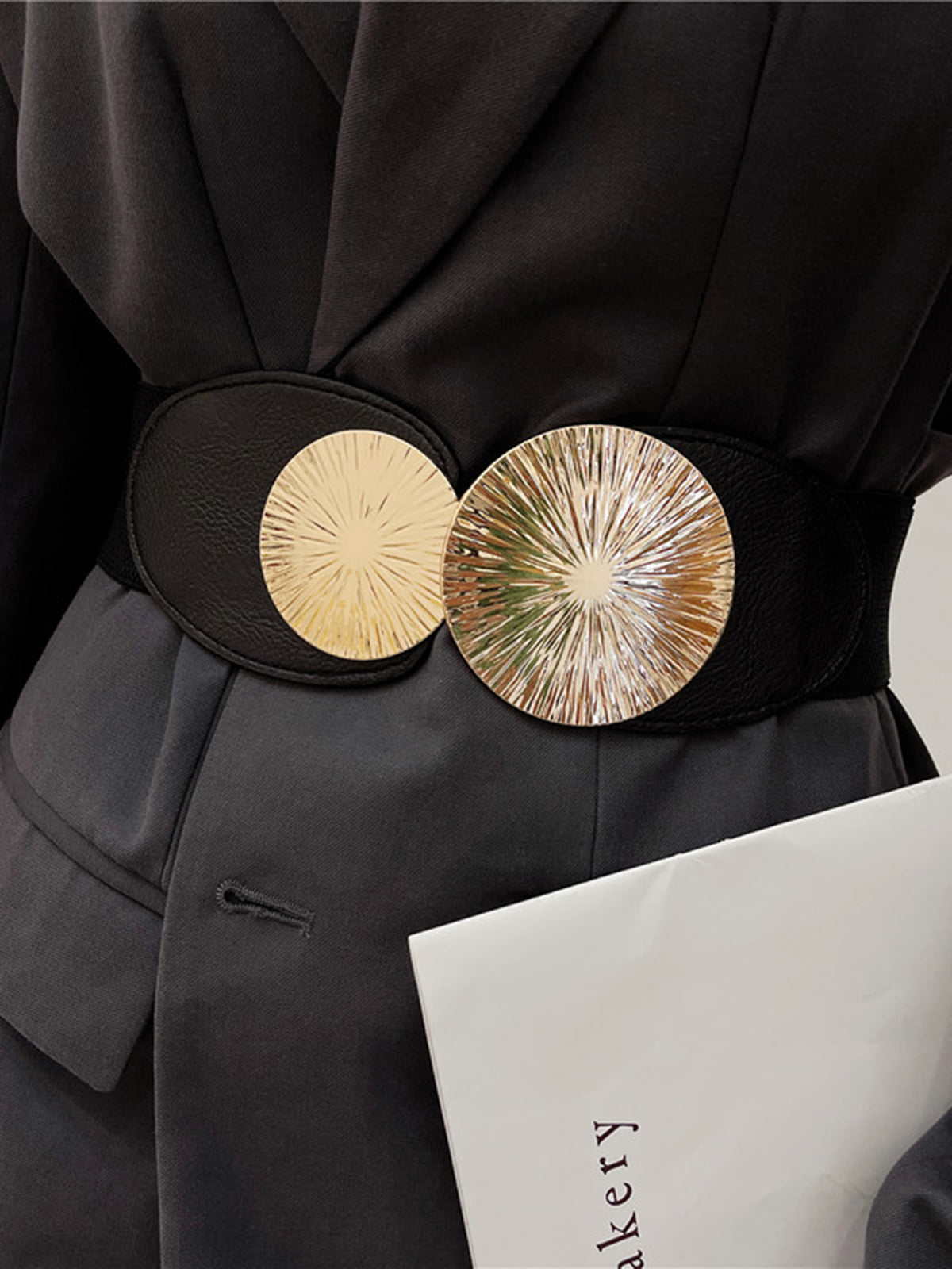 Rekbare Circulaire Ripple riem voor een stijlvolle en comfortabele look