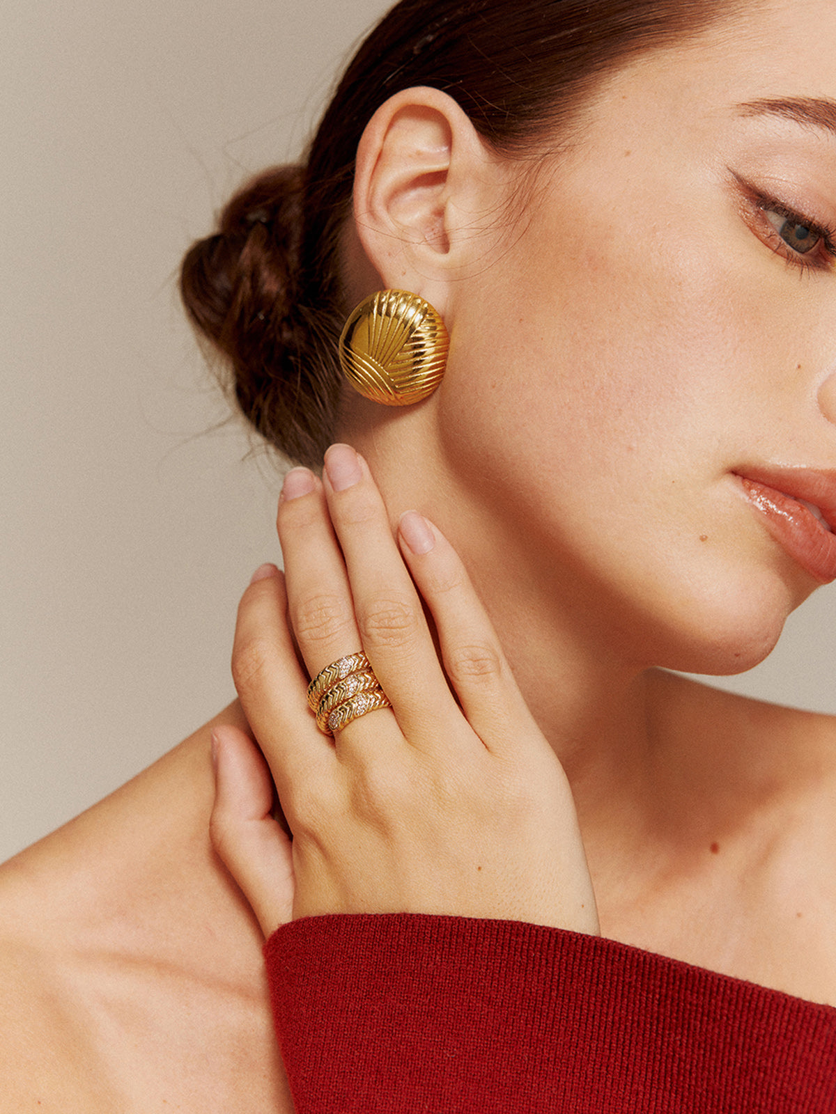 Ring en spirale van een slang met drievoudige laag