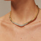 Onregelmatige Ziron Choker Ketting