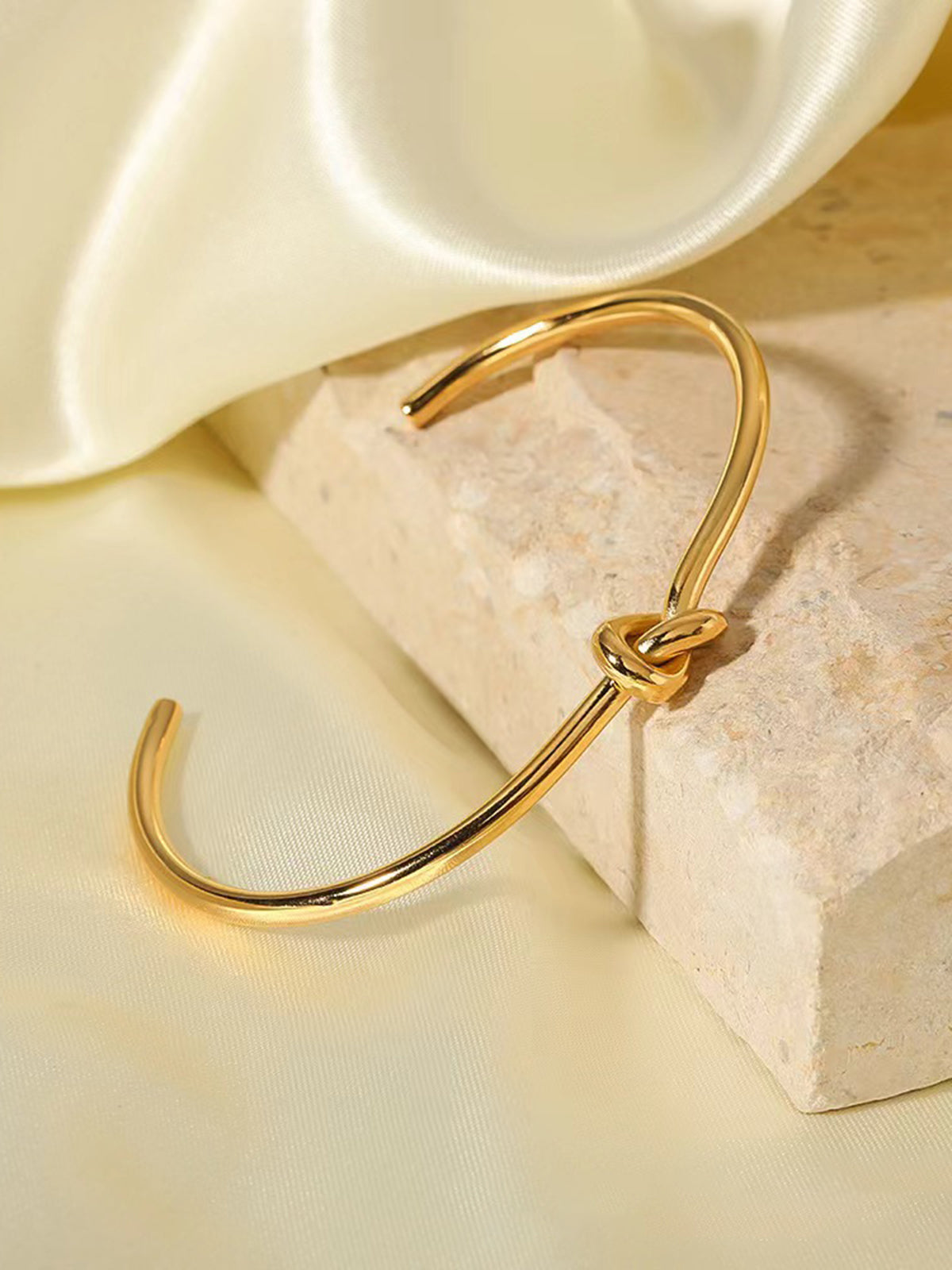 Geknoopt Open Armband