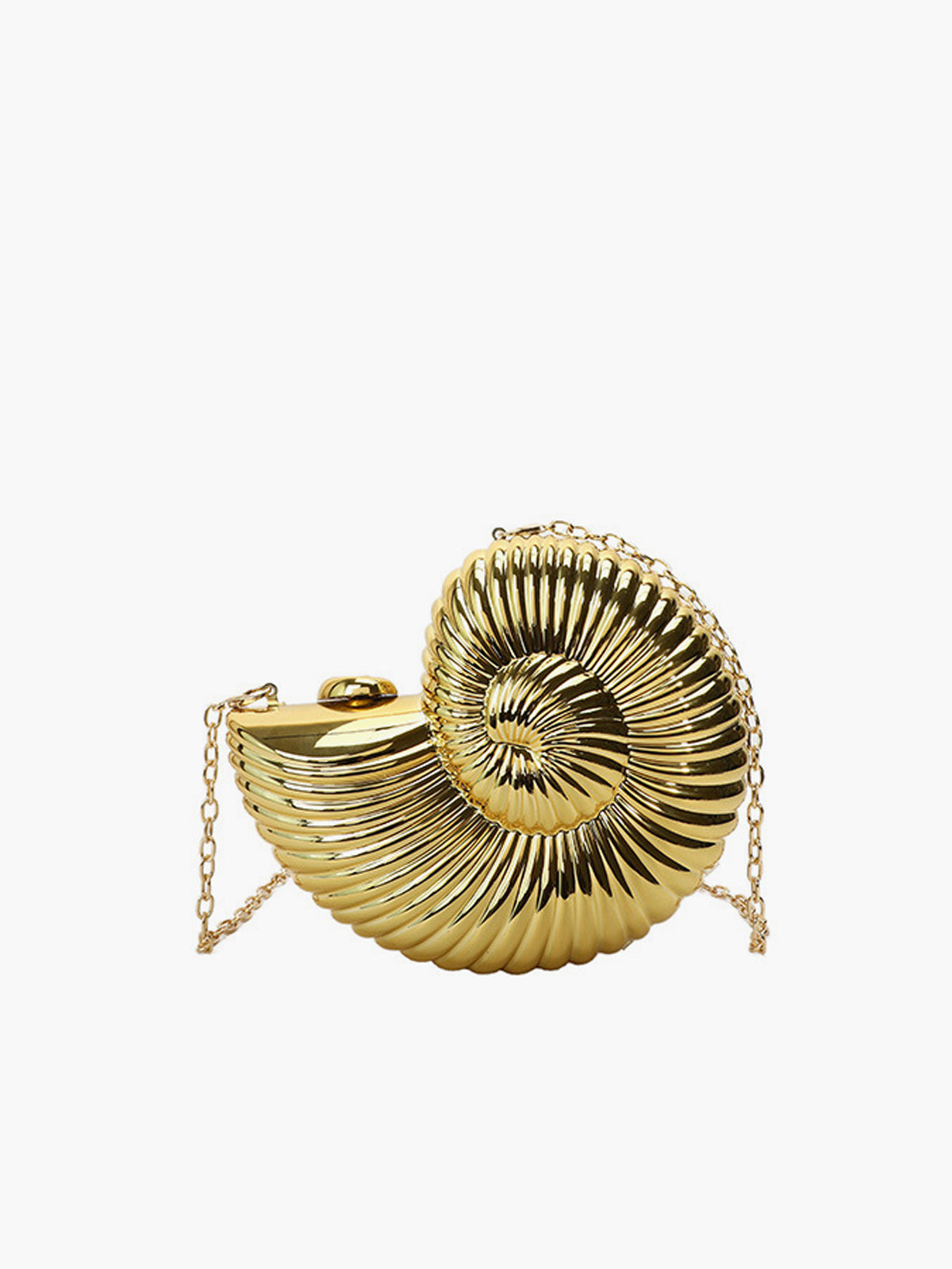 Elegante Gouden Spiraal Schelp Tas