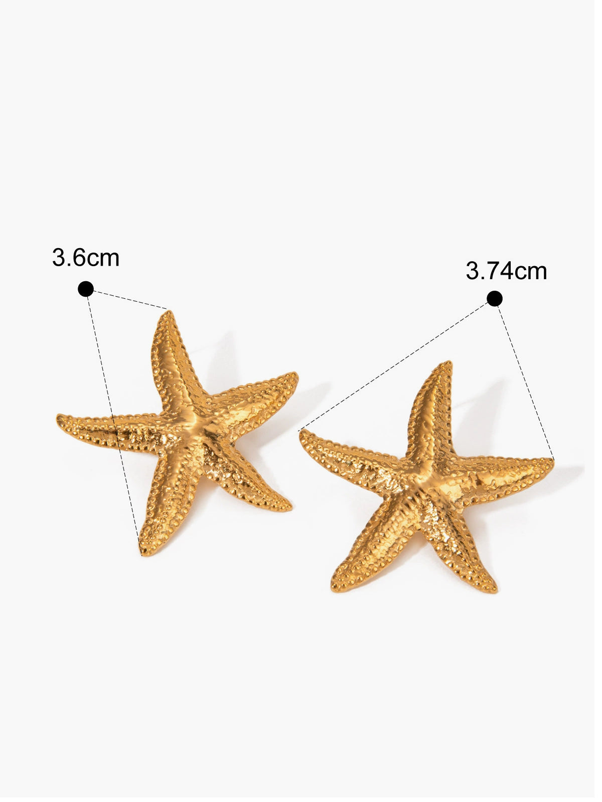 Zeester Oorbellen Goud – Zomerse Statement Studs voor Dames