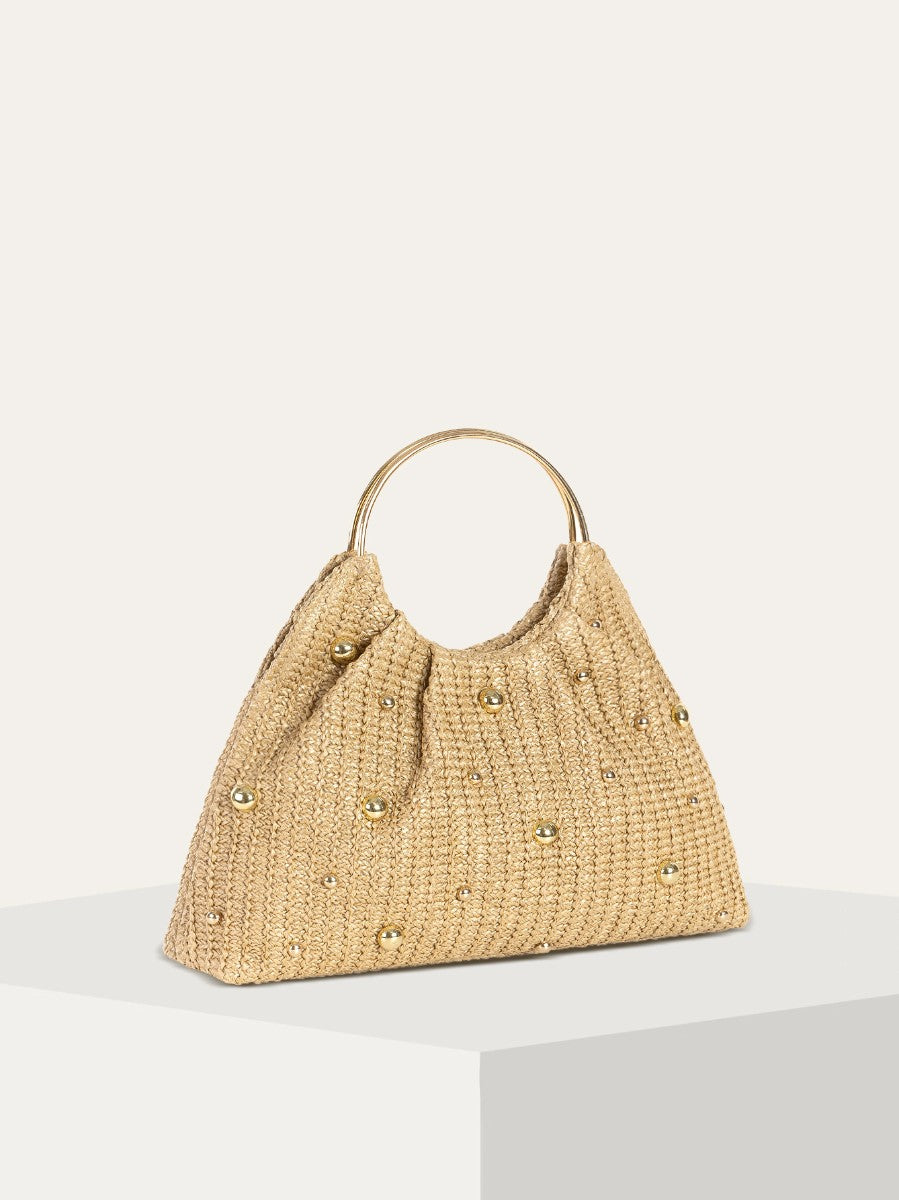 Chique Bead Crochet Hobo Bag voor Mo effortless Stijl