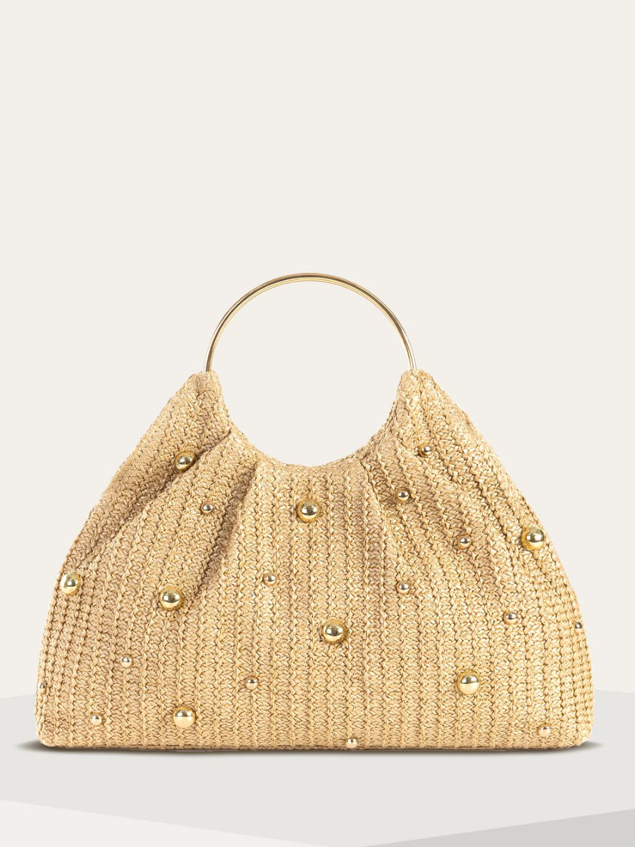 Chique Bead Crochet Hobo Bag voor Mo effortless Stijl