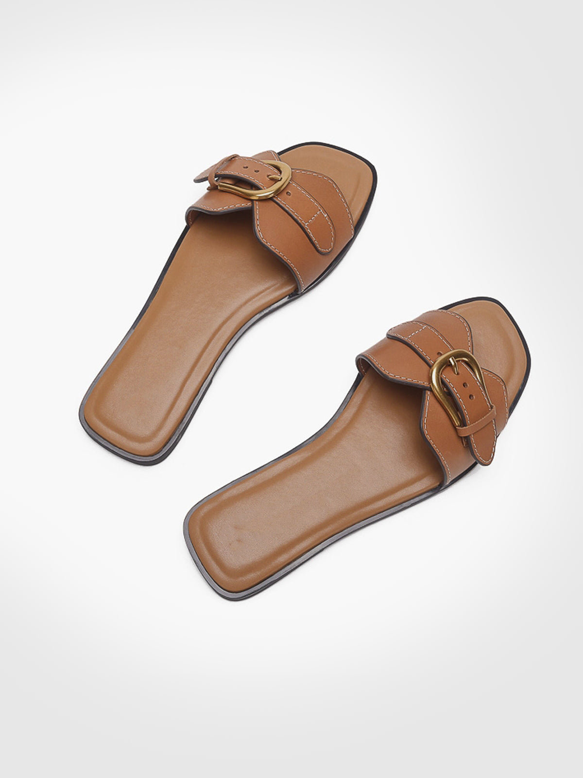 Sandalen met gespband voor een elegante en comfortabele uitstraling