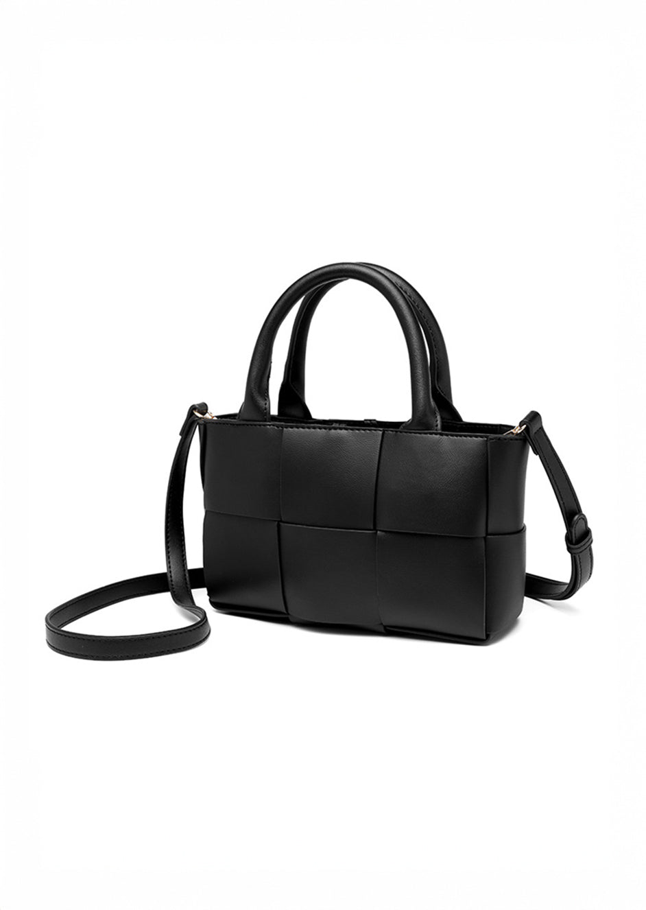 Elegante en duurzame geweven stoffen schoudertas