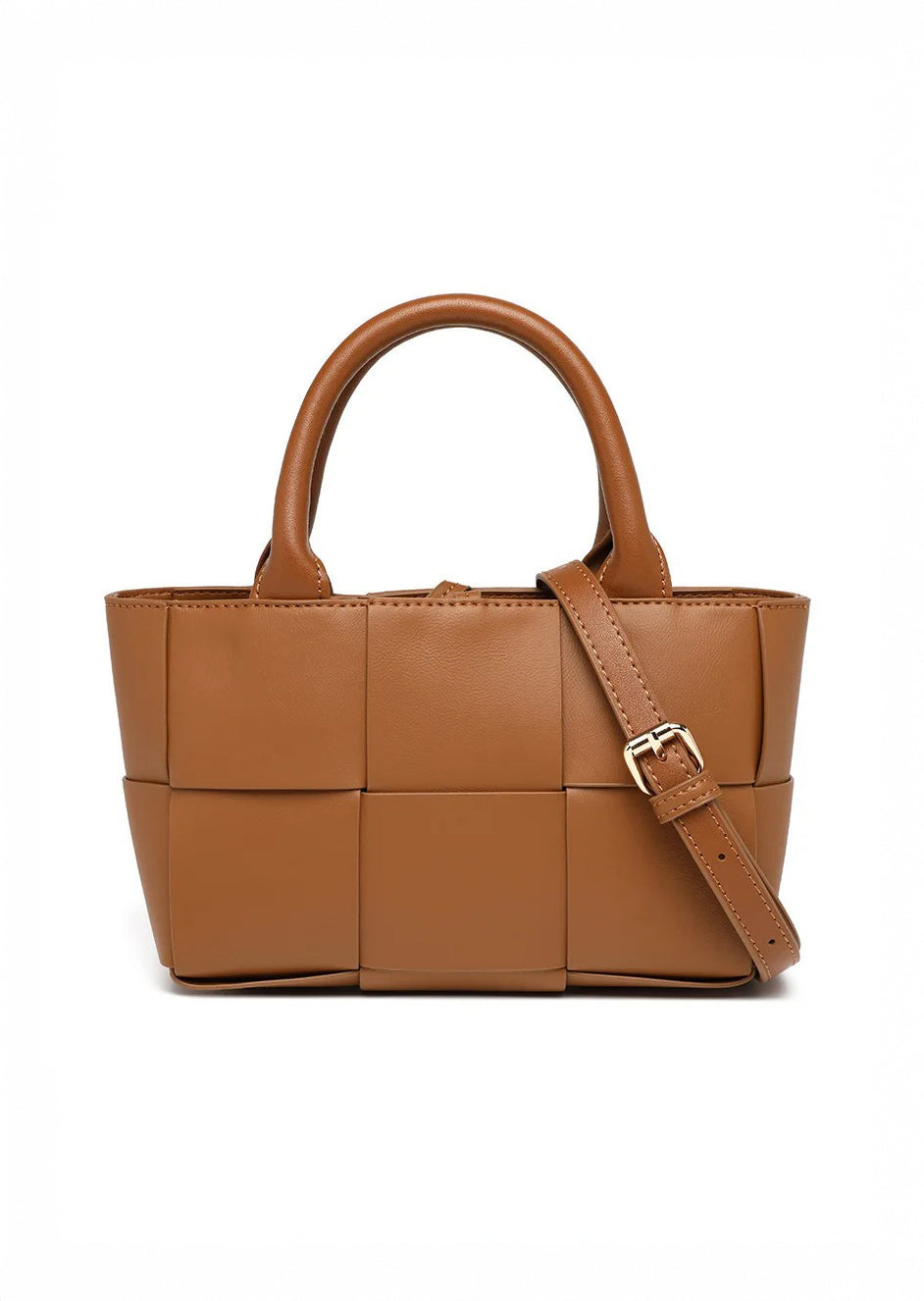 Elegante en duurzame geweven stoffen schoudertas