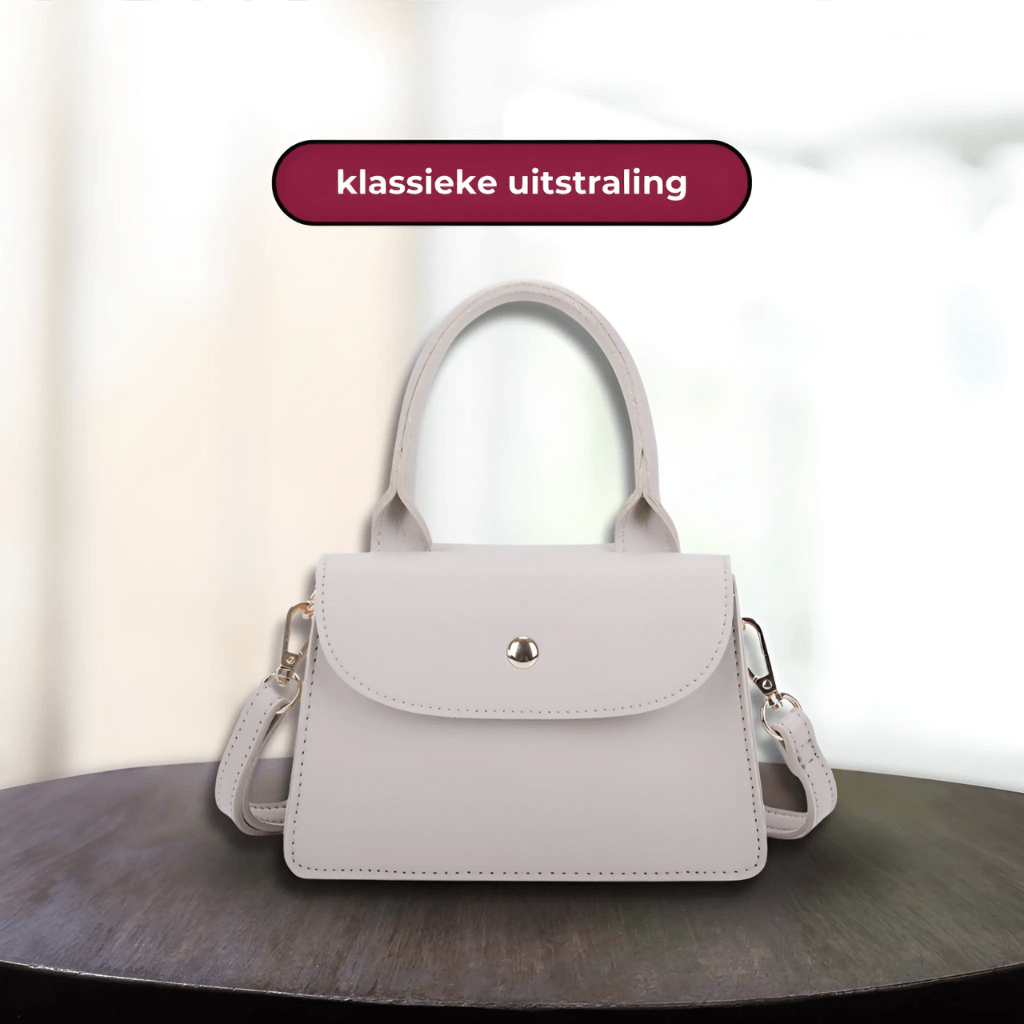 Stijlvolle Feravini Mini Handtas met Elegant Klepsluiting