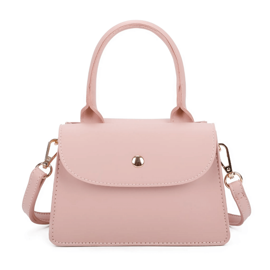 Stijlvolle Feravini Mini Handtas met Elegant Klepsluiting