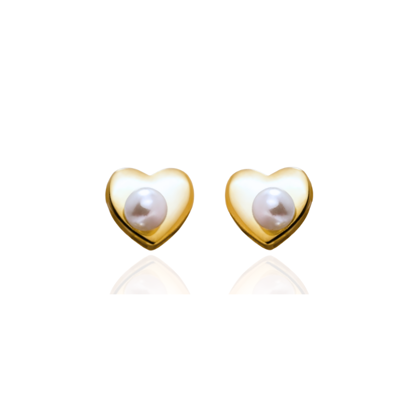 Franse Spiegel Parel studs - Riva