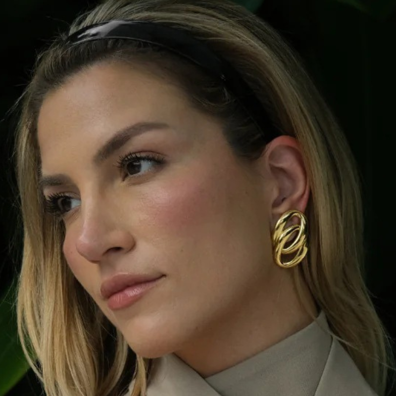 Minimalistische Ronde Huggie Oorbellen - Luna