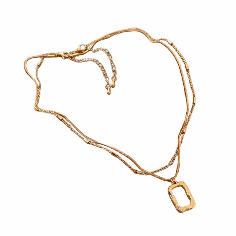 Gelaagde hanger ketting - Anouk