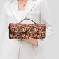 Luipaardprint Pochette met Schouderband