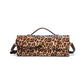 Luipaardprint Pochette met Schouderband