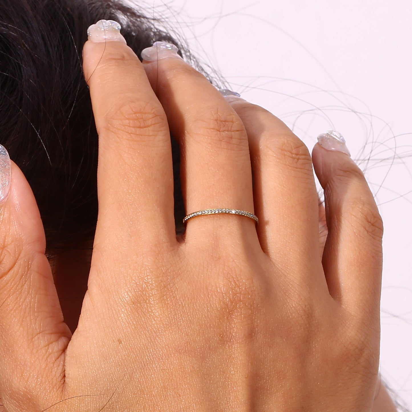 Elegante Gouden Ring Zarra voor een Tijdloze Stijl